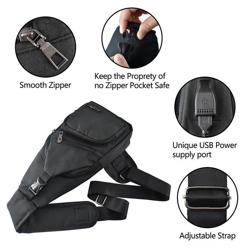 【PTS01】Túi Nam đeo chéo thời trang cá tính, có cổng sạc USB | BigBuy360 - bigbuy360.vn