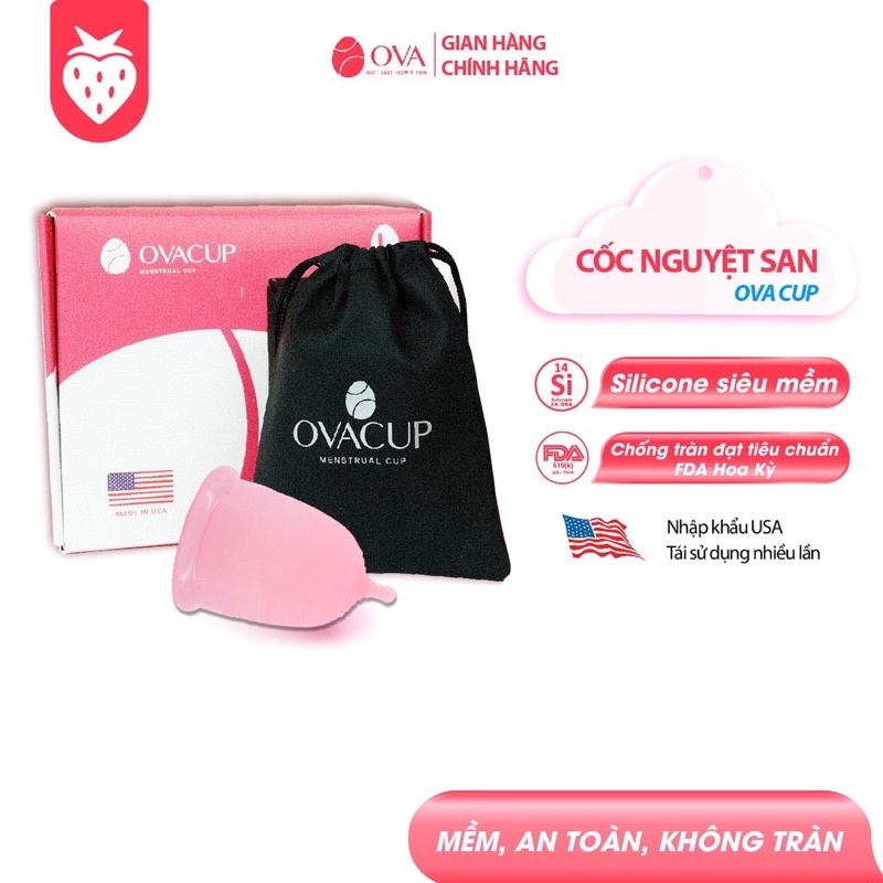(MIỄN PHÍ ĐỔI CỐC) CỐC NGUYỆT SAN OVACUP