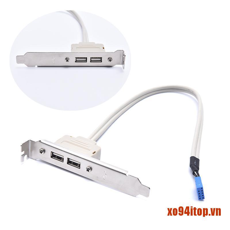 Dây Cáp 2 Cổng Usb Cho Bo Mạch Chủ