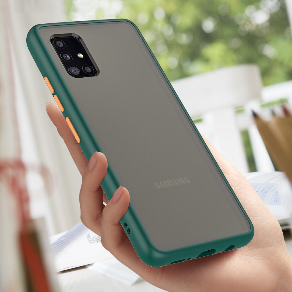 BUMPER Ốp Điện Thoại Chống Sốc Cho For Samsung Galaxy A21 A21S A11 A31 A51 A71 A91 A20 A30 M10S M40S