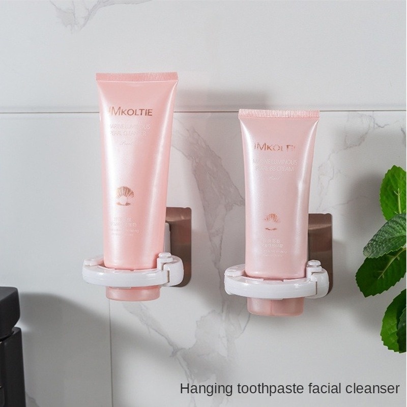 Giá Đỡ Chai Dầu Gội/Sữa Tắm Bằng Nhựa Gắn Tường Tự Dính Đa Năng Có Thể Điều Chỉnh Cho Nhà Tắm