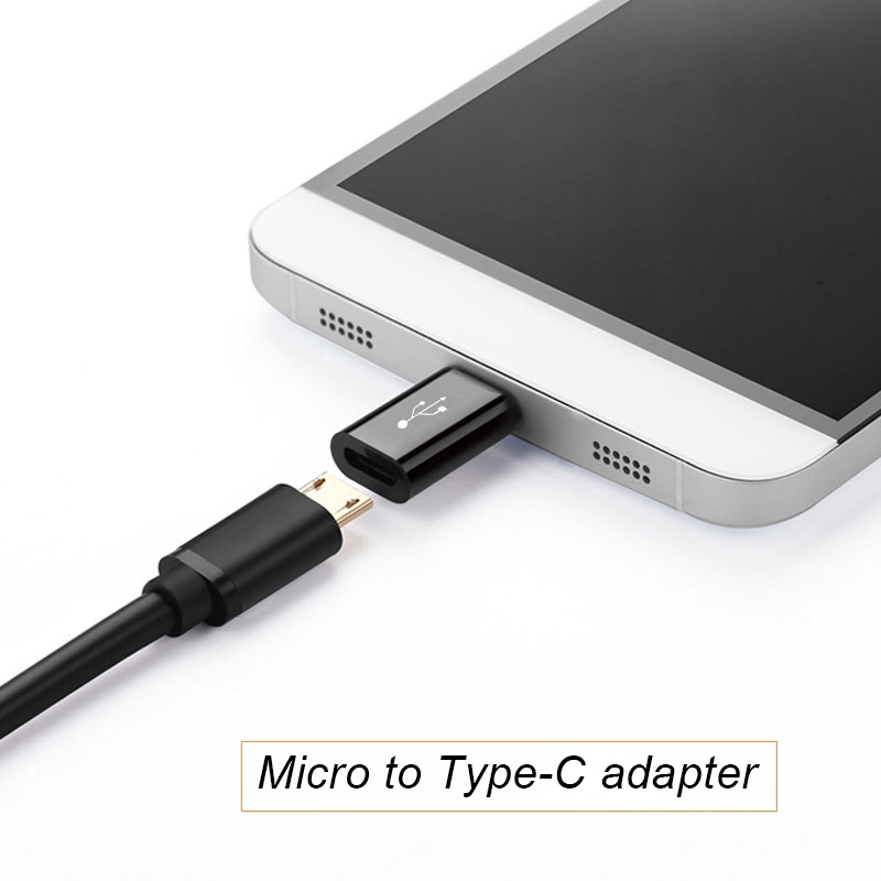 Dây cáp chuyển đổi đầu USB Type C sang Micro USB cho điện thoại Xiaomi Huawei