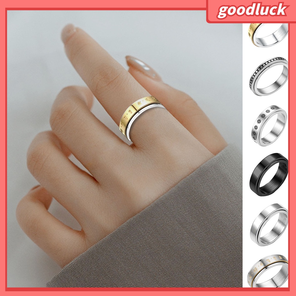 Nhẫn Nghệ Thuật Thiết Kế Xoay Độc Đáo Thời Trang