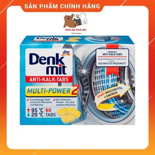 ( 1 Hộp ) Viên Vệ Sinh Tẩy Lồng Giặt Denkmit, Làm Sạch Máy Giặt, Diệt khuẩn Nội Địa Đức