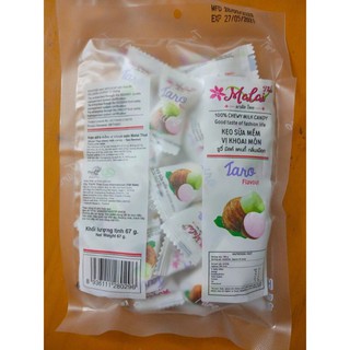 Kẹo sữa mềm Malai khoai môn 67g
