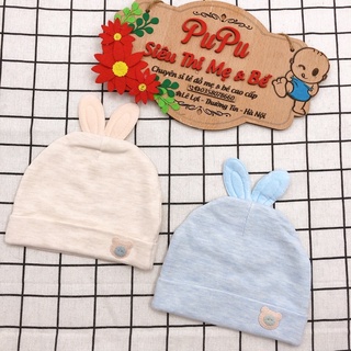 Mũ Cotton Giữ Ấm Cho Bé Sơ Sinh