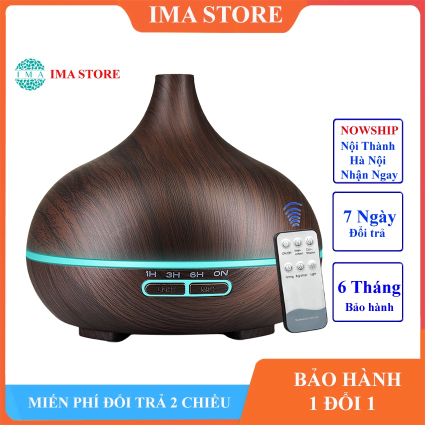 Máy Xông Tinh Dầu MKT15V Tặng Kèm Điều Khiển Dung Tích 550ml Máy Tự Ngắt Khi Hết Nước Bù Ẩm Phòng Điều Hòa