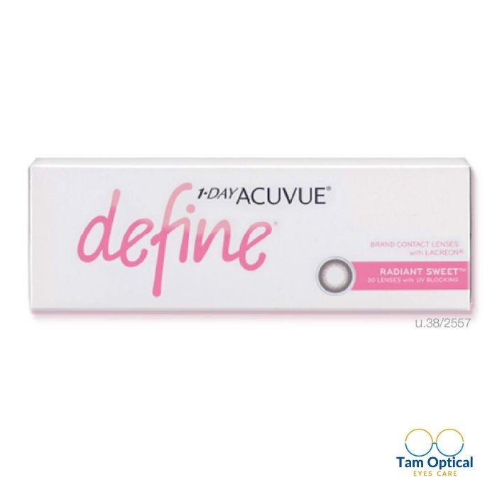 Kính Áp Tròng Màu 1-Day Acuvue Define Radiant Sweet (30 pcs)