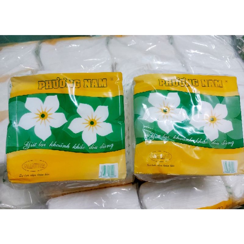 Hỏa Tốc [ 1 Bành 40 Bịch ] Giấy Vuông Bông Mai Loại 1