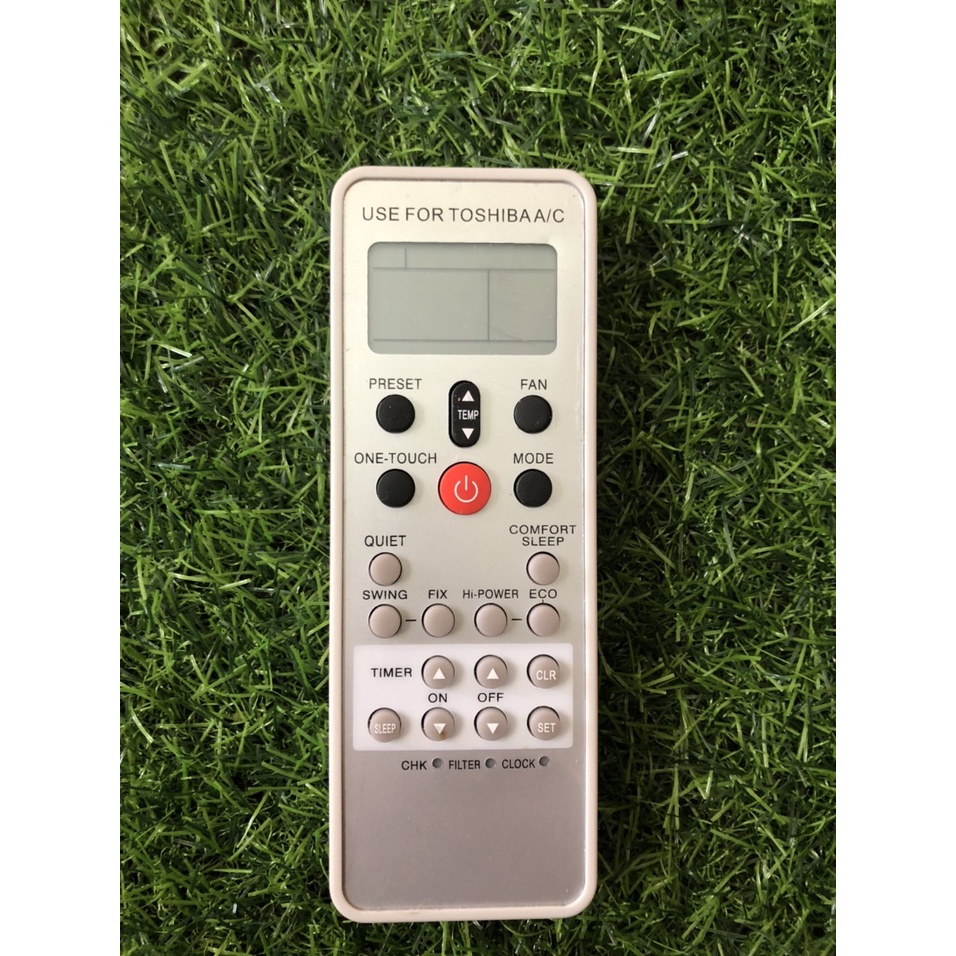 ĐIỀU KHIỂN ĐIỀU HÒA TOSHIBA WC-L03SE loại 1 nút đỏ-Tặng kèm pin - REMOTE  Toshiba WC-L03Se