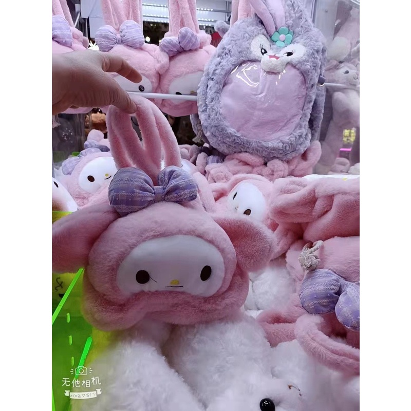 Sanrio Túi Xách 8 Inch Hình Cinnamoroll Nhồi Bông Phong Cách Nhật Bản Đáng Yêu