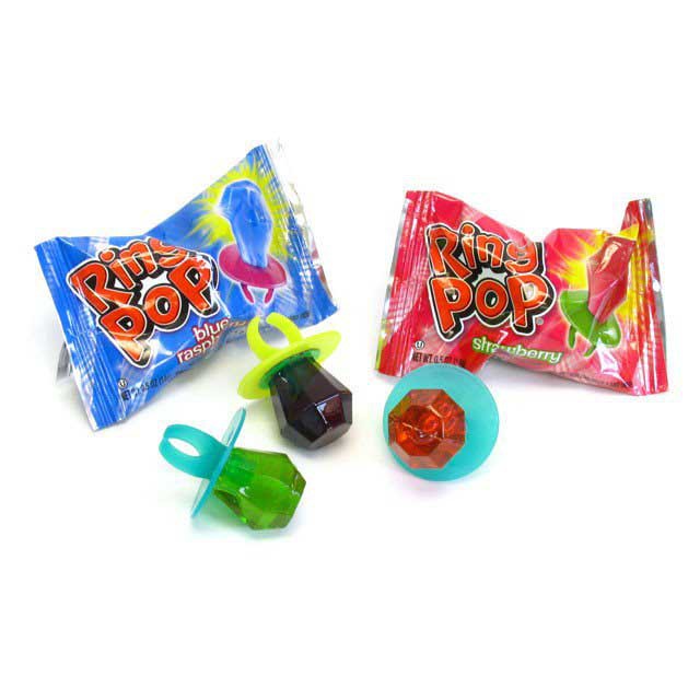 Kẹo Nhẫn Mỹ Ring Pop Red White & Blue