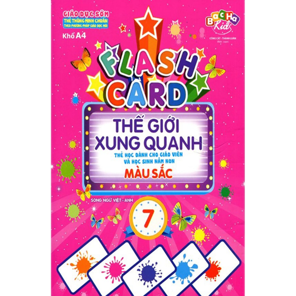 Flash Card - Thẻ Thế Giới Xung Quanh 7 - Màu Sắc