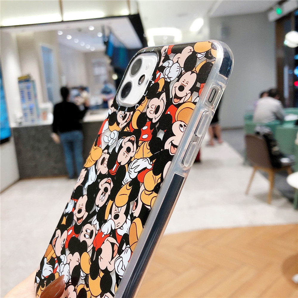 Ốp lưng điện thoại hình Mickey bằng TPU chống sốc cho IPhone 12pro max 12mini 11Pro Max XS Max XR SE 2020 7 8 Plus | BigBuy360 - bigbuy360.vn