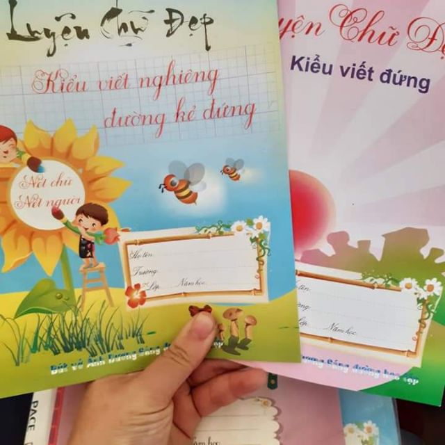 Com bo vở luyện chữ đẹp