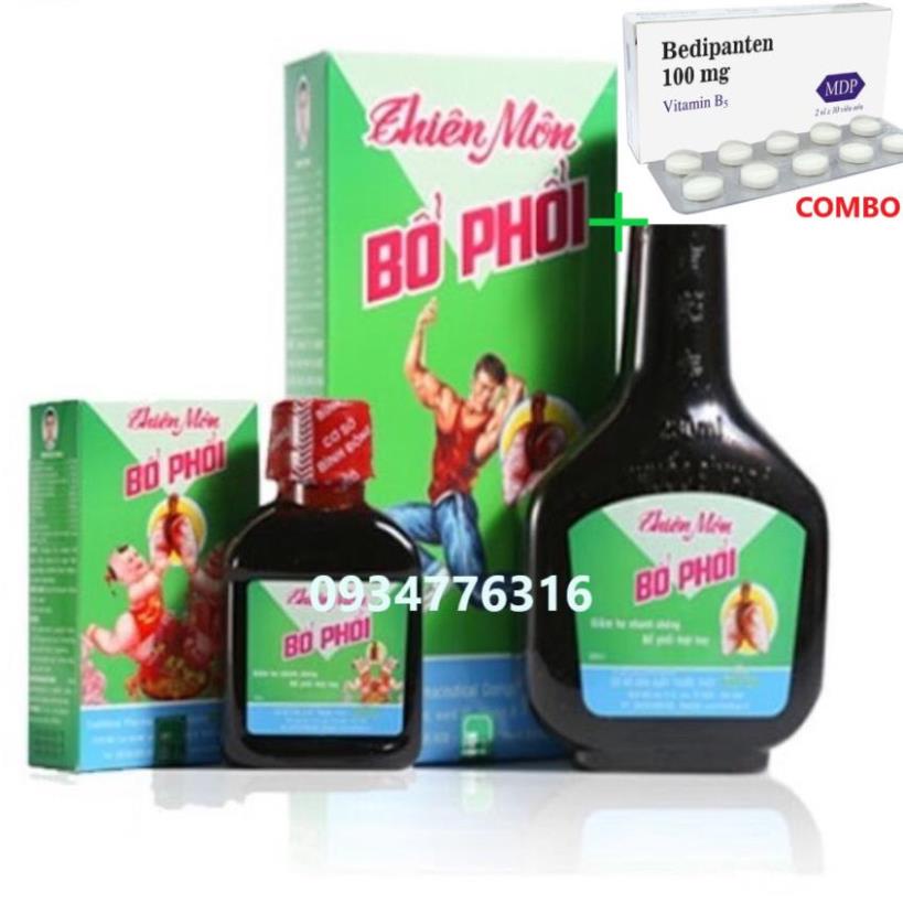Combo Bedipanten 100mg +  ✅ Thiên Môn Bổ Phổi Bình Đông