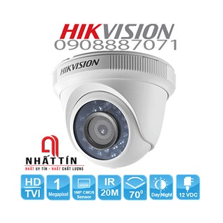 Camera HD-TVI Dome hồng ngoại 1.0 Megapixel HIKVISION DS-2CE56C0T-IRP