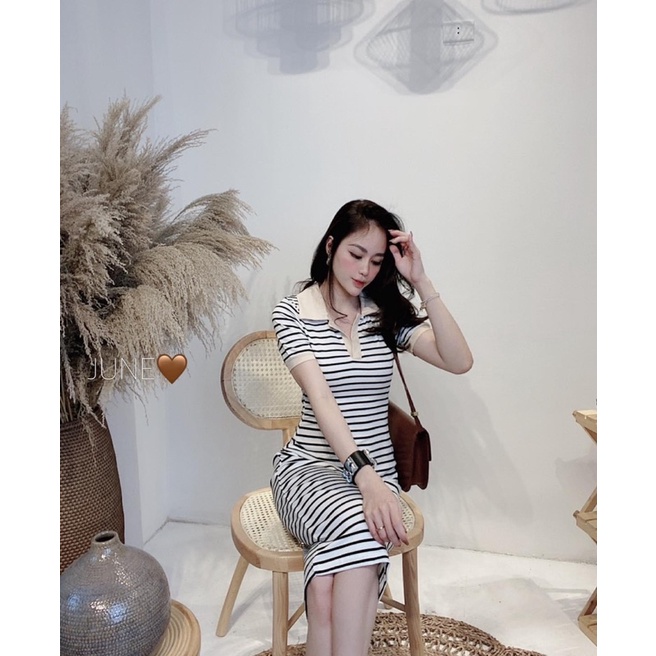 BÁN SỈ VÁY KẺ BODY CỔ BE CHO NỮ | BigBuy360 - bigbuy360.vn