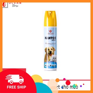 Thuốc xịt trị ve, trị bọ chét chó mèo - Hantox Spray 300ml