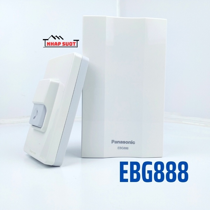 [Chính Hãng] Bộ Chuông Điện PANASONIC Sử Dụng Điện 220V Bộ Kêu (EBG888) + Nút Bấm (EGG311-P) IP44