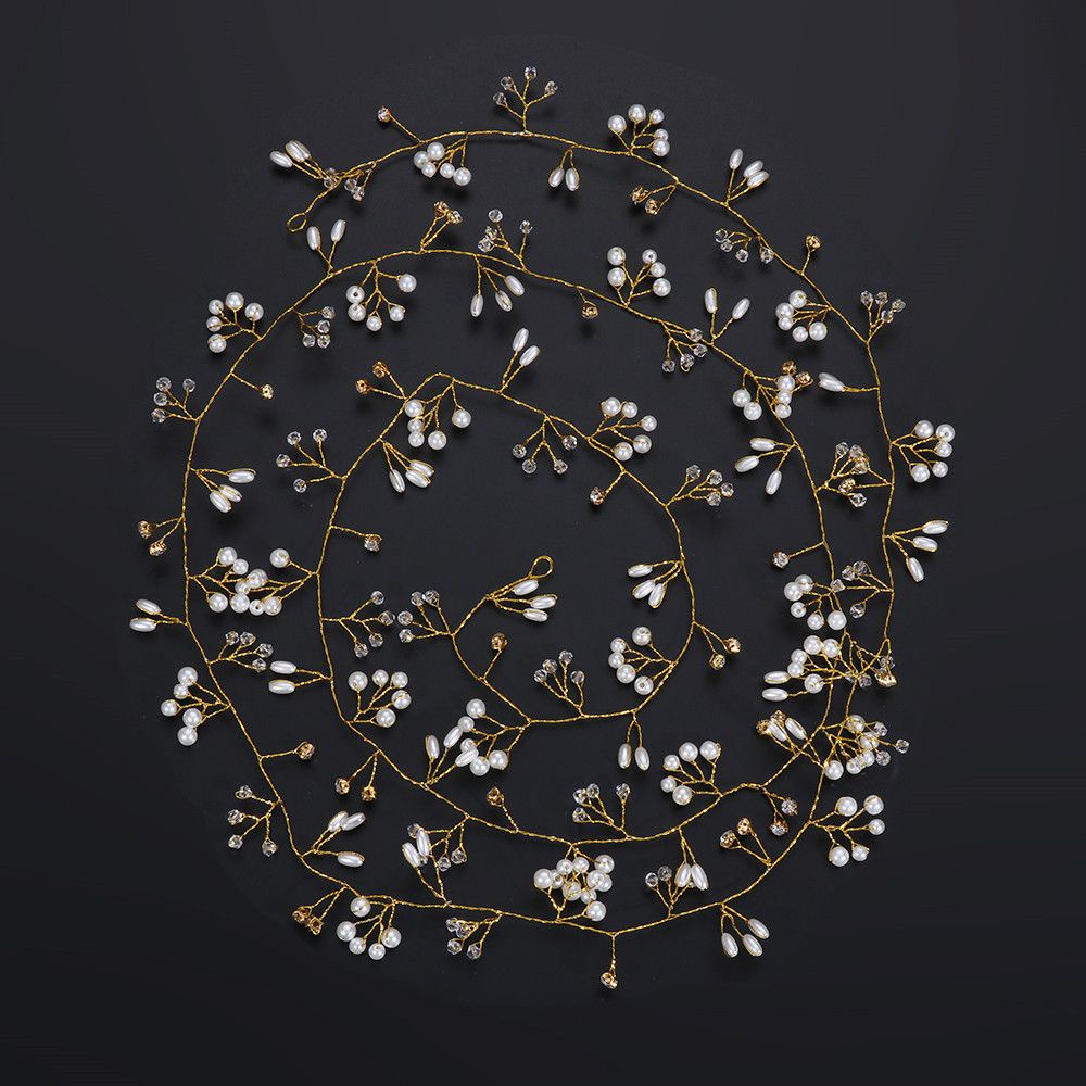 Phụ kiện cài tóc trang trí đính ngọc trai giả thời trang cho cô dâu