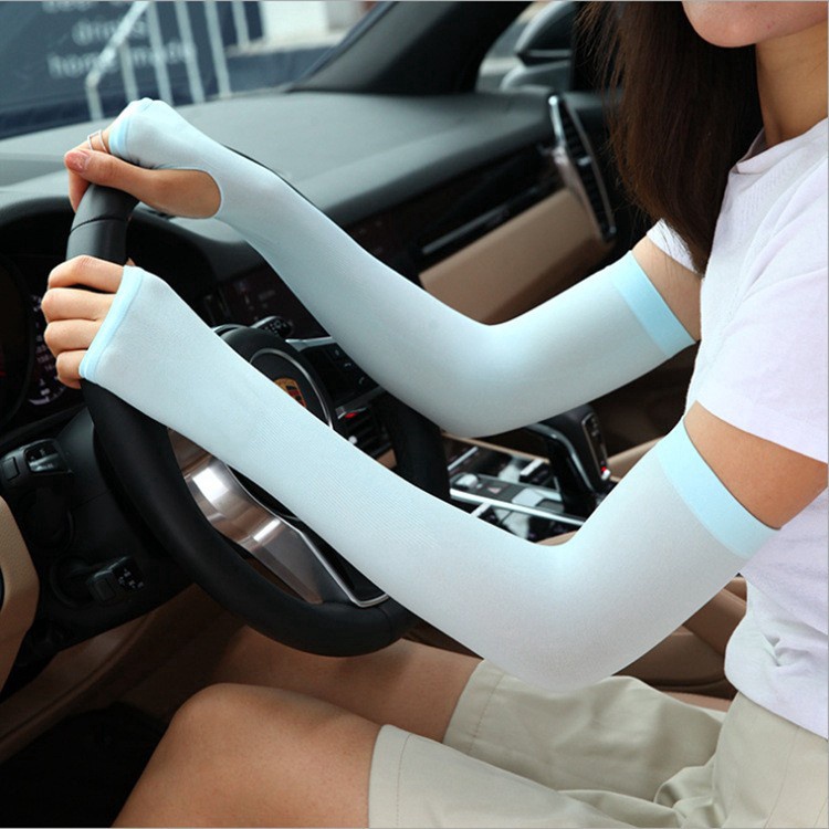 Ống Tay Áo / Tay Áo Bằng Vải Lạnh Thoáng Khí Nhanh Khô Chống Nắng Dùng Khi Chạy Bộ / Chơi Thể Thao Ngoài Trời