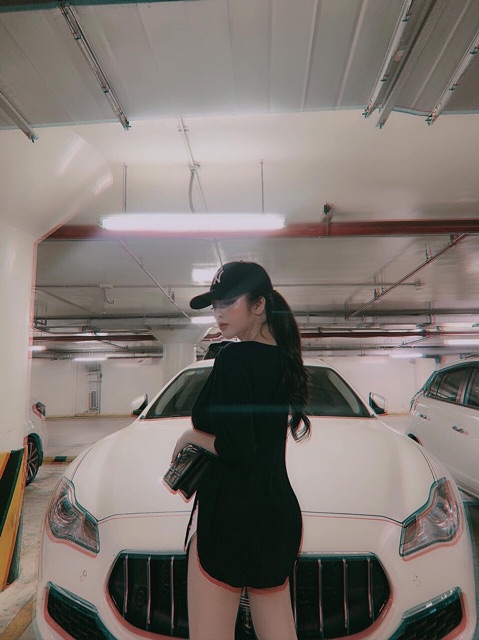 Áo phông giấy xẻ tà siêu hot