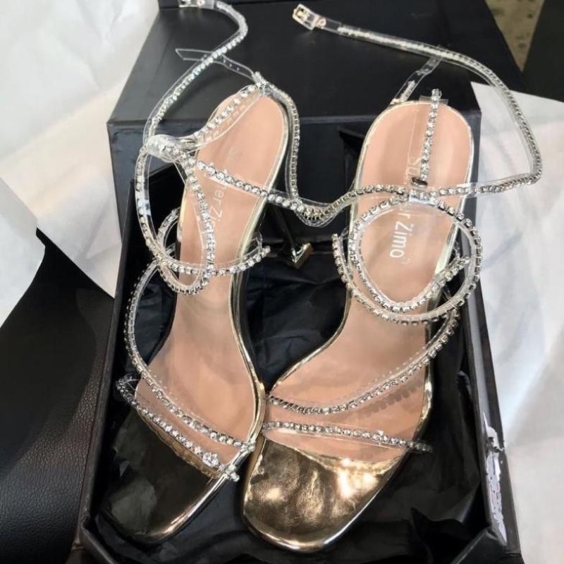 Giày cao gót bling bling sang chảnh