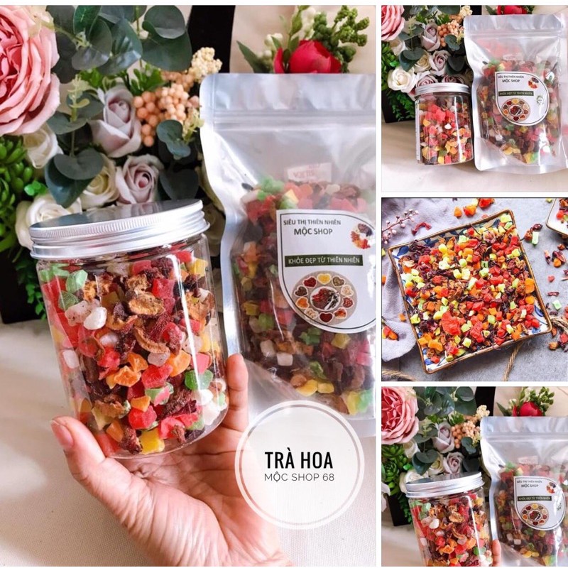 TRÀ HOA QUẢ BALI (500gr)Tặng trà bali mix dứa