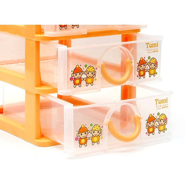 Tủ nhựa mini Tomi 4 - 5 ngăn để bàn siêu tiện lợi