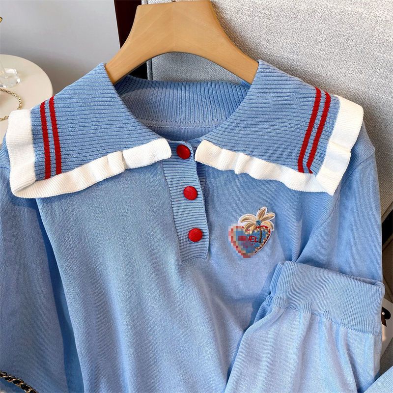 Bộ Áo Dệt Kim + Quần Ống Rộng Thời Trang Cá Tính  tao bao