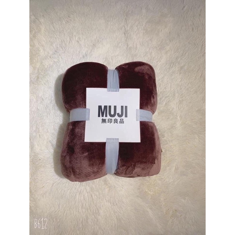 [CÓ SẴN - SIÊU HOT]  Chăn lông tuyết Muji 2 lớp siêu mềm 2m x 2m3