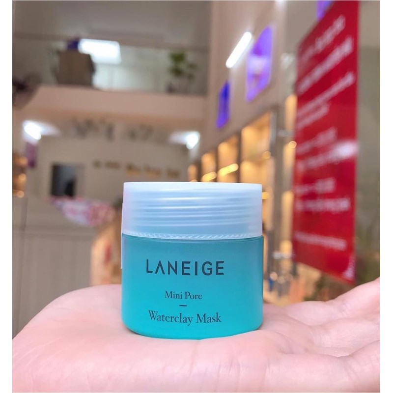 Mặt Nạ Đất Sét Kiểm Soát Dầu Sạch Sâu Thu Nhỏ Lỗ Chân Lông Laneige Mini Pore Waterclay Mask 25ml