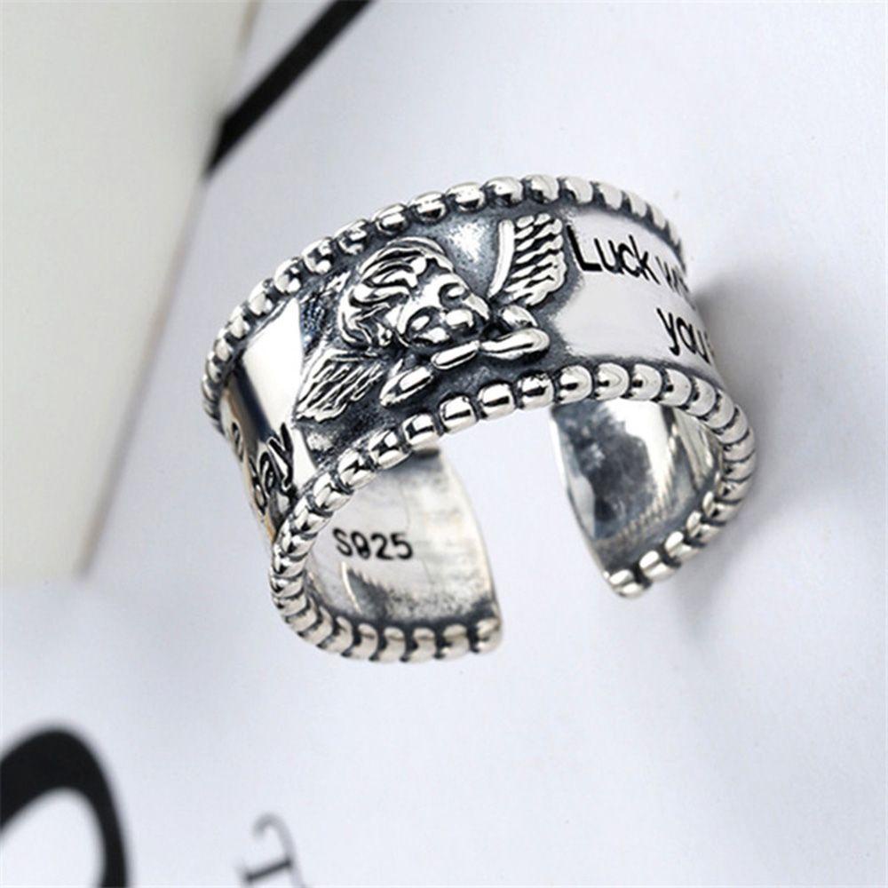 Nhẫn May Mắn Phong Cách Hàn Quốc Đơn Giản Dành Cho Nam