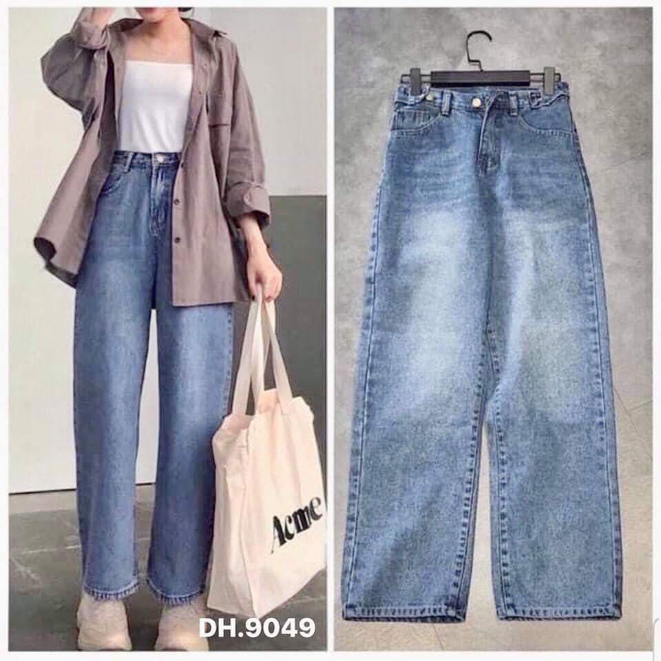 Quần jeans ống rộng