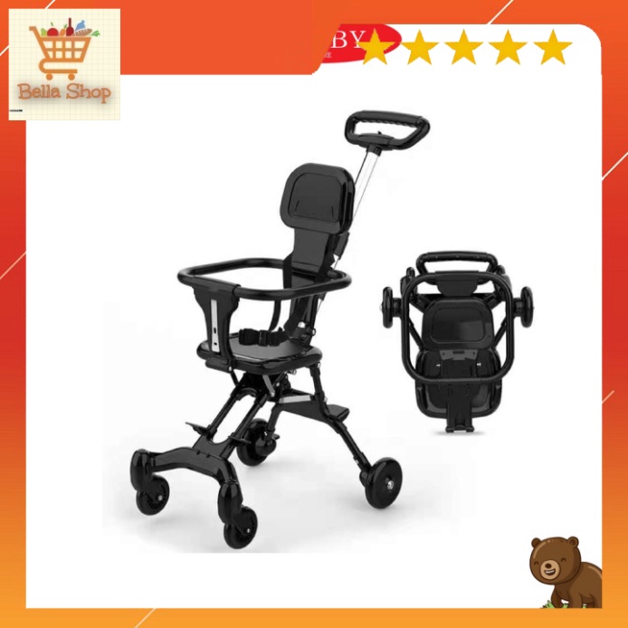 XE ĐẨY GẤP GỌN CHO BÉ CÓ ĐẢO CHIỀU [HÀNG LOẠI 1]