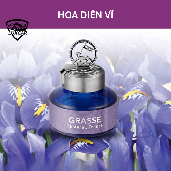 Nước Hoa Ô TÔ Grasse 100% Tinh Dầu Tự Nhiên được nhập khẩu từ Hàn Quốc, mang tới hương thơm dịu nhẹ