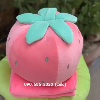 mền trong gối trái dâu tây - mền trong gối