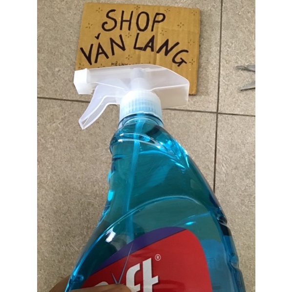 Nước lau kính Gift 580 ml xanh biển tươi mát sạch không tì vết