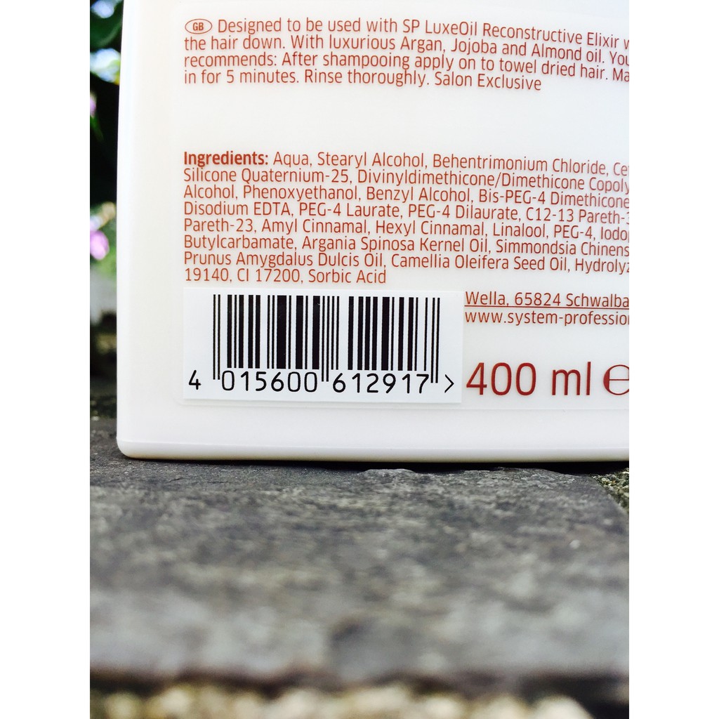 $$cam_kết_chính_hãng_100% Mặt nạ ủ tóc cao cấp Sp Luxe Oil Keratin Restore Mask chăm sóc tóc hư tổn Wella