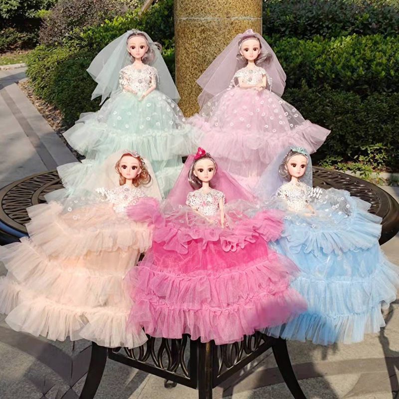 Búp bê váy cô dâu xinh xắn cho bé