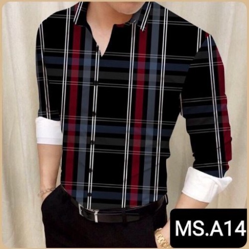 💥Áo sơ mi nam dài tay ❤️FREESHIP❤️ áo sơ mi kiểu hàn quốc họa tiết đẹp chất lụa thời trang cao cấp Chely_fashion