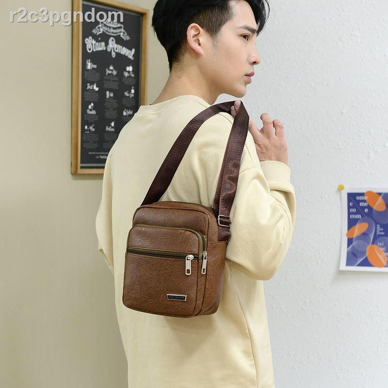 túi nam phong cách hàn quốc đeo vai dọc da PU nữ thể thao công sở giản dị xu hướng ba lô nhỏ | BigBuy360 - bigbuy360.vn