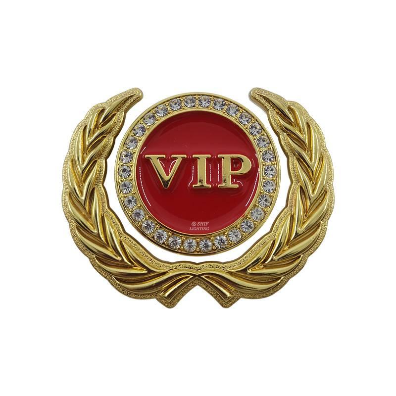 1 Miếng dán kim loại hình logo VIP cho xe hơi