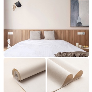 5-10 MÉT GIẤY DÁN TƯỜNG MÃU TRẮNG KEM NHÁM KHỔ 45CM