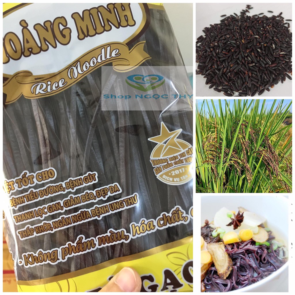 Gói 500gr Phở gạo lứt Hoàng Minh, phở gạo lức khô eatclean giảm cân hiệu quả | BigBuy360 - bigbuy360.vn