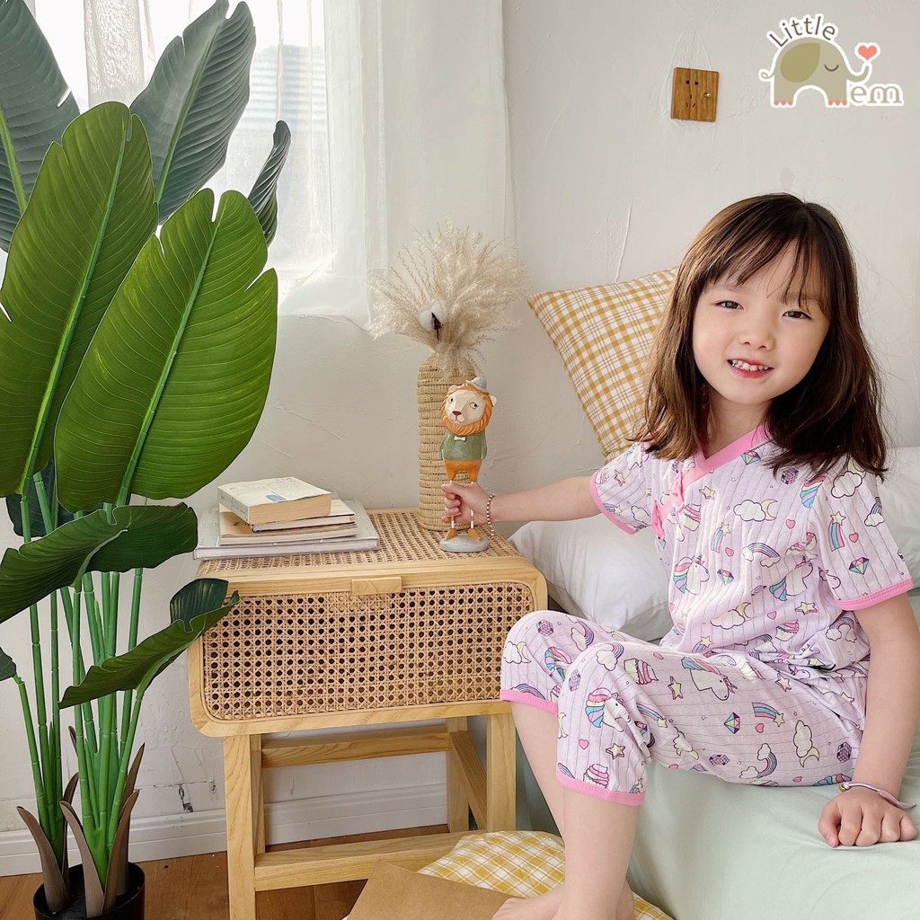 Bộ đồ bé trai/ bé gái cotton xuất Nhật _ Pijama