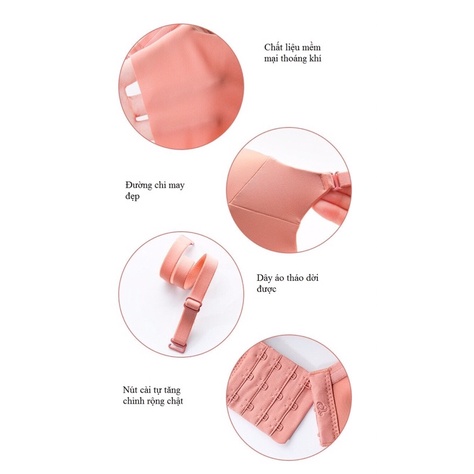 AL9098 Áo lót nữ hè nâng ngực không gọng thun lạnh hàng nhập