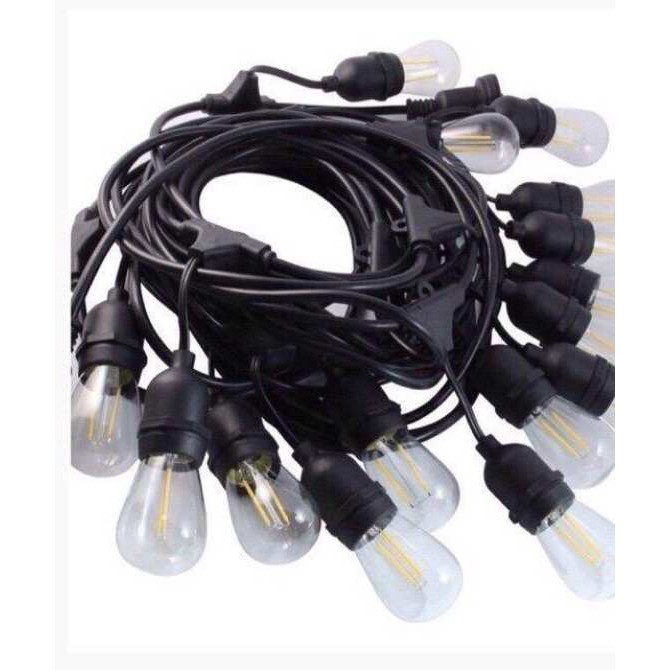 Bộ dây treo kín nước dài 10m 20 đui đèn E27