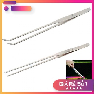 Nhíp trồng cây thủy sinh - nhíp mũi thẳng và nhíp mũi cong dài 28cm